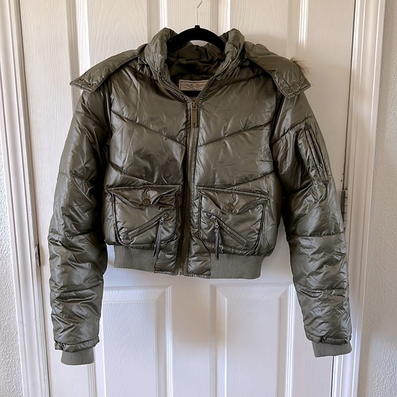 Arizona Jean Company slightly cropped puffer jacket - Picture 1 of 11